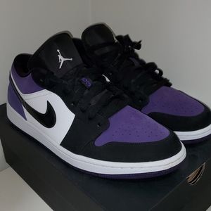 Jordan 1 Court Purple Low